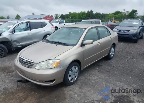 2006 Toyota Corolla Le из США, поврежденный, VIN 2T1BR32EX6C607191